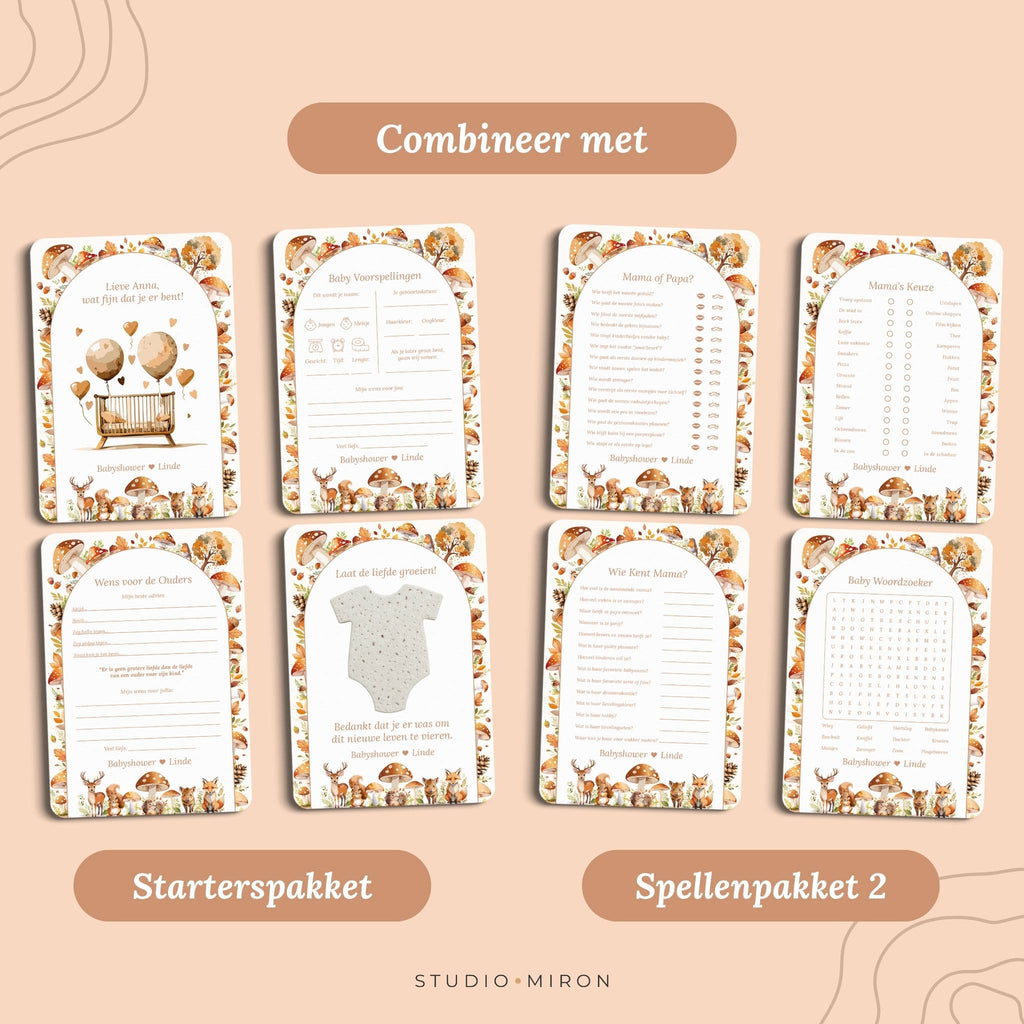 Spellenpakket 1 | Bosdieren