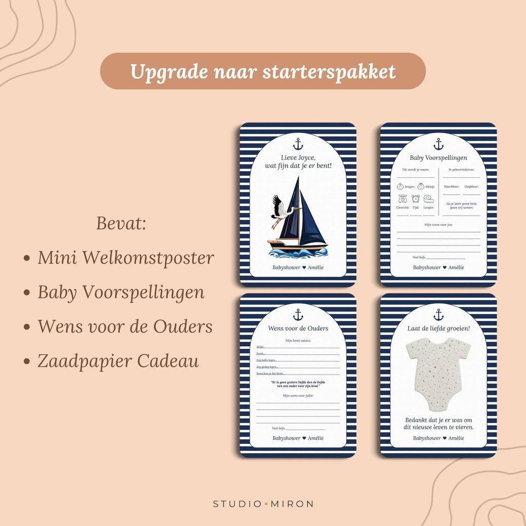 Babyforudsigelser Marineblå