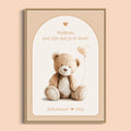 Welkomstposter | Boho Zand met Beertje