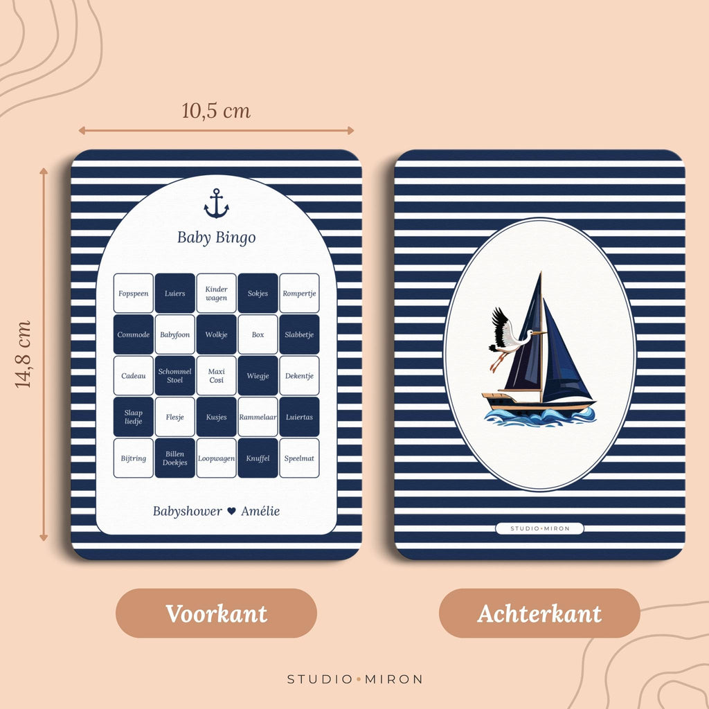 Baby Bingo | Navy Blue