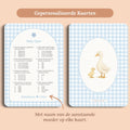 Baby Quiz | Gingham Blauw